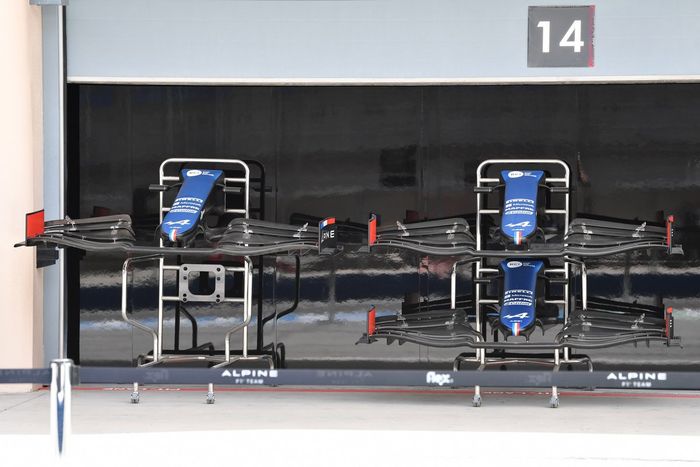 Alerones frontales del Alpine A521