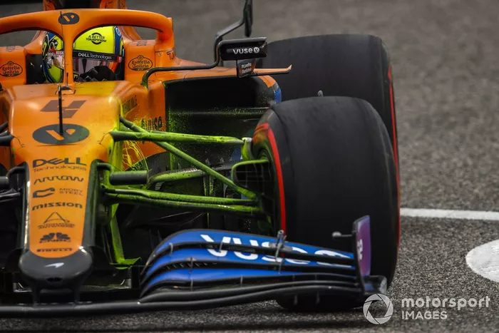 Pintura Flowviz con Lando Norris, McLaren MCL35