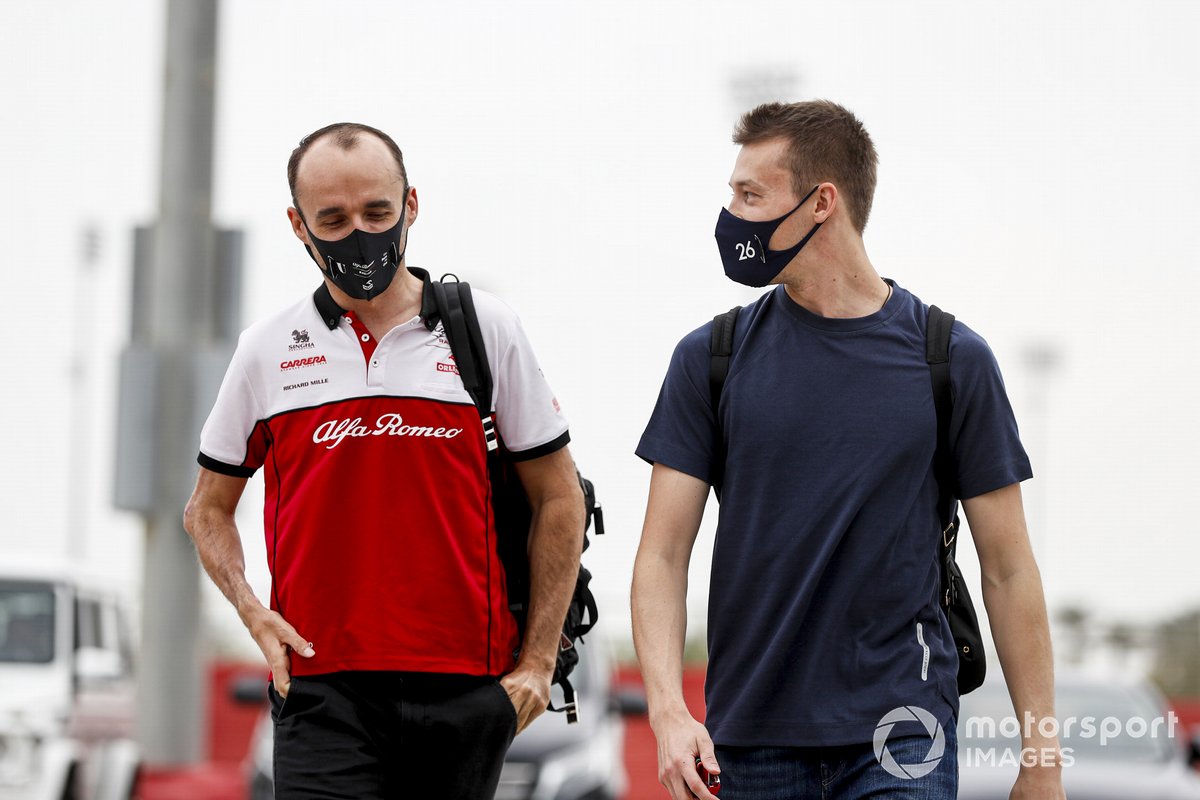 Robert Kubica, Alfa Romeo y Daniil Kvyat, AlphaTauri