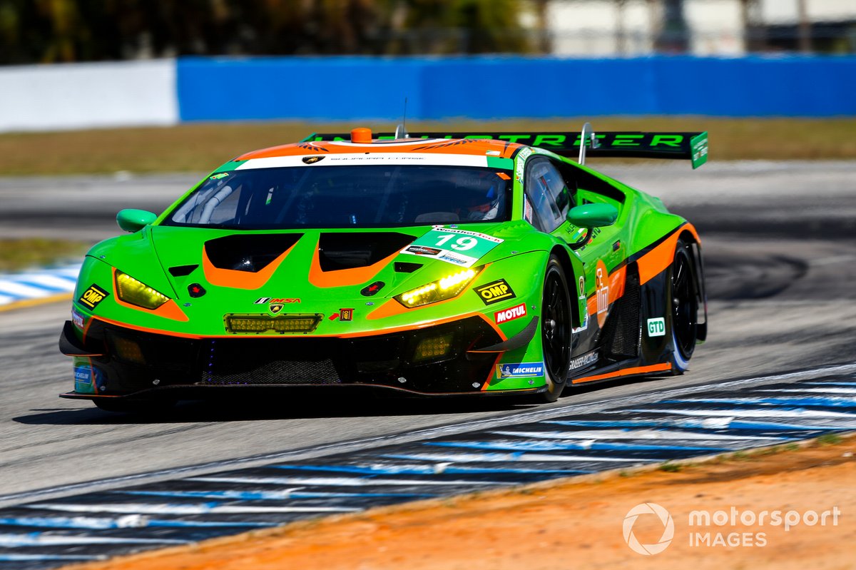#19 GRT Grasser Racing Team Lamborghini Huracan GT3, GTD: Stephen Simpson, Franck Perera, Tim Zimmermann