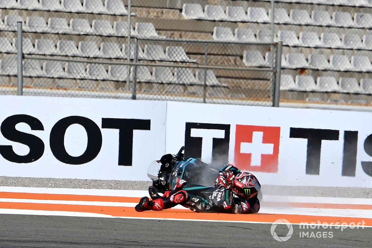 Caída de Fabio Quartararo, Petronas Yamaha SRT
