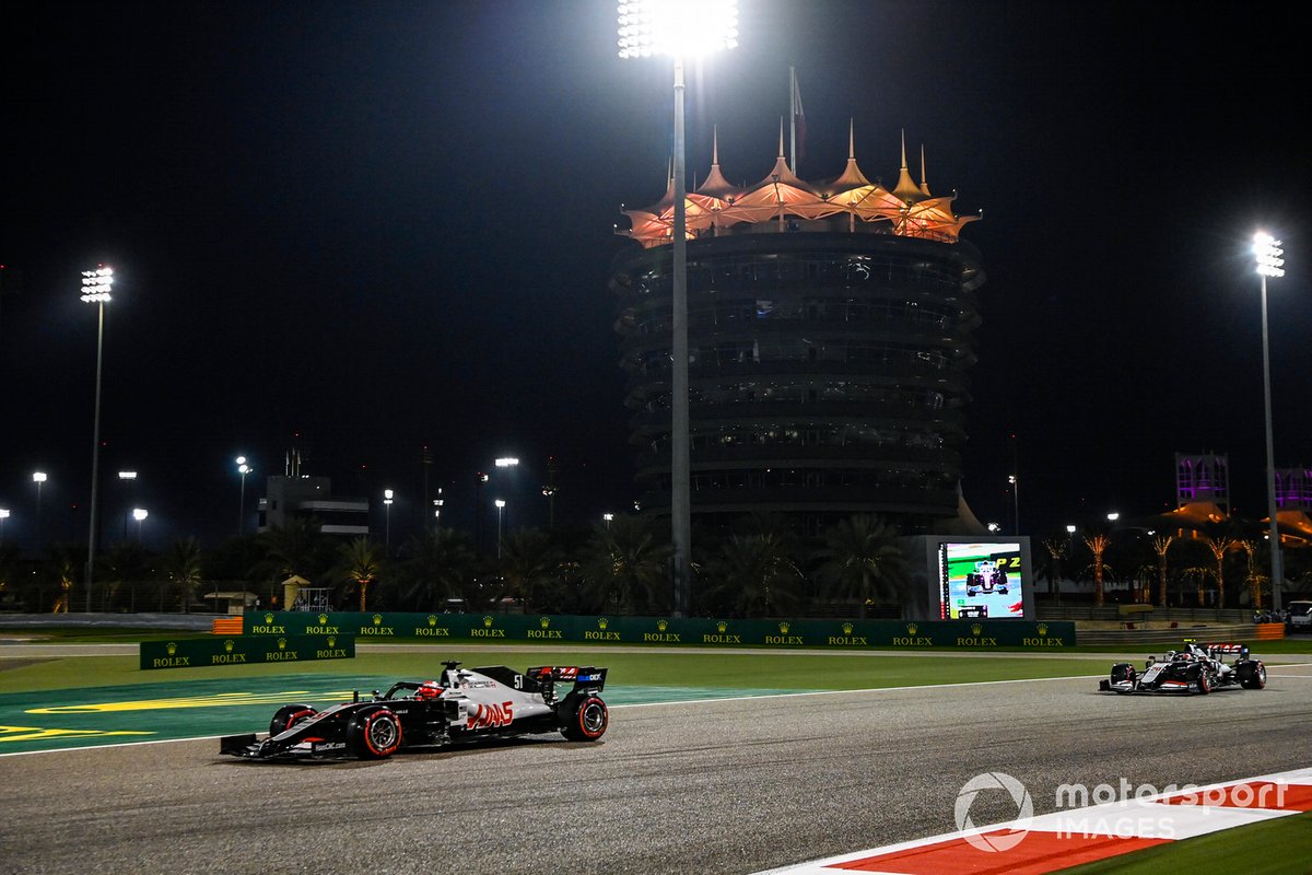 Pietro Fittipaldi, Haas F1 Haas VF-20, Kevin Magnussen, Haas VF-20