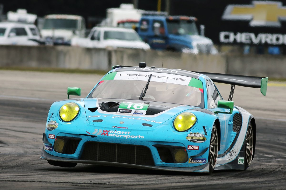 #16 Wright Motorsports Porsche 911 GT3R, GTD: Patrick Long, Trent Hindman, Jan Heylen