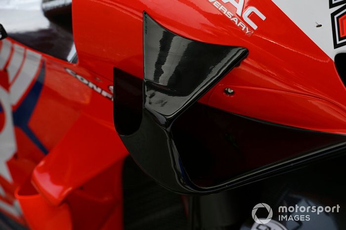 Detalle de la moto de Pramac Racing