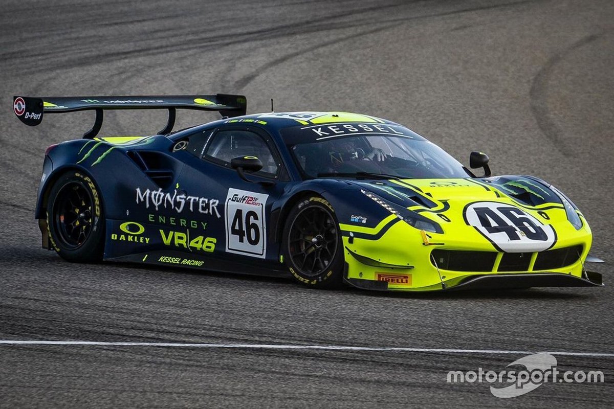 #46 Kessel Racing Monster VR46, Ferrari 488 GT3: Valentino Rossi, Alessio Salucci, Luca Marini