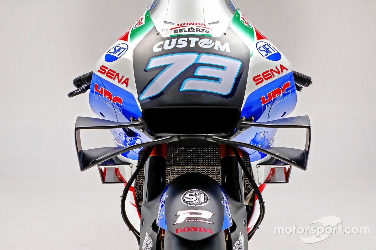 La moto de Álex Marquez, Team LCR Honda
