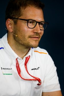 Andreas Seidl, Team Principal, McLaren, in the team principals Press Conference