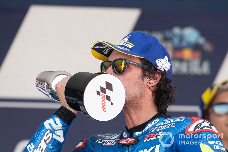 Podium: Second place Alex Rins, Team Suzuki MotoGP