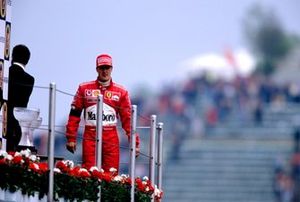 Il vincitore Michael Schumacher, Ferrari F2002