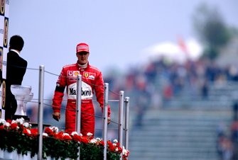 Il vincitore Michael Schumacher, Ferrari F2002