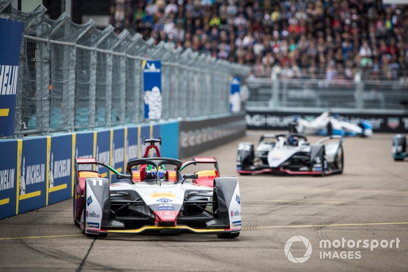 Lucas Di Grassi, Audi Sport ABT Schaeffler, Audi e-tron FE05, Sébastien Buemi, Nissan e.Dams, Nissan IMO1
