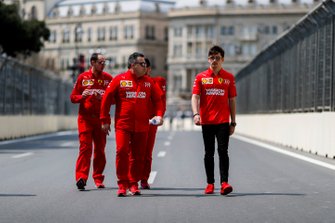 Charles Leclerc, Ferrari pist yürüyüşü