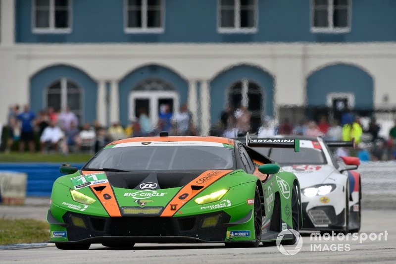 #11 GRT Grasser Racing Team Lamborghini Huracan GT3, GTD: Mirko Bortolotti, Rik Breukers, Rolf Ineichen