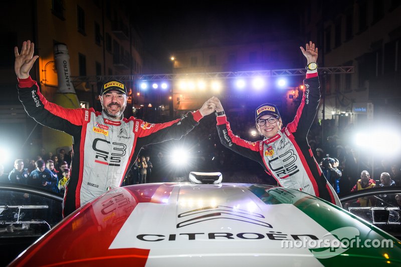 Luca Rossetti, Eleonora Mori, Citroen C3 R5 #7, FPF Sport