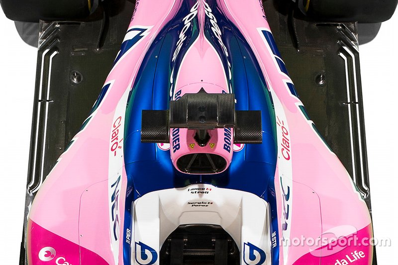 Détail de la livrée Racing Point