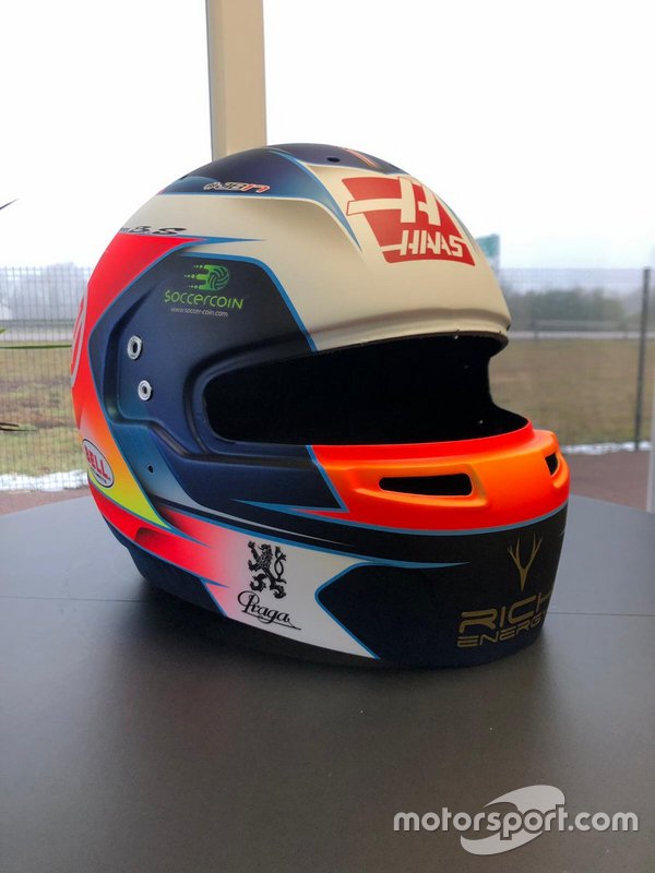 Шлем Ромена Грожана, Haas F1 Team