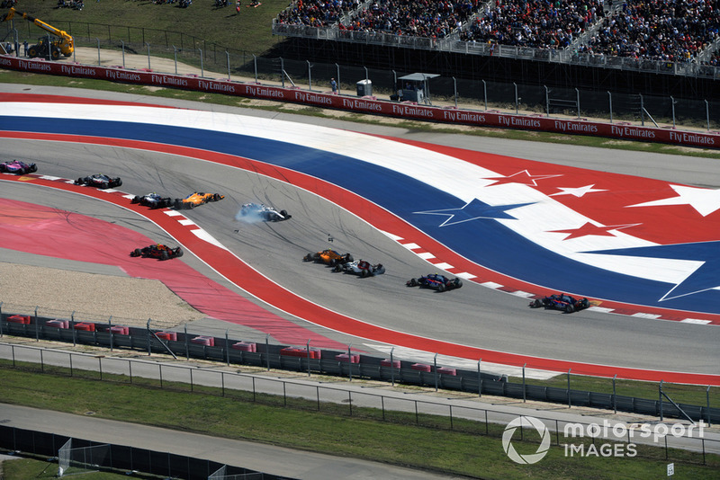 GP Amerika Serikat - Fernando Alonso/Lance Stroll (balapan)