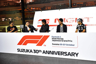 Satoru Nakajima, Aguri Suzuki, Kazuki Nakajimi and Takuma Sato