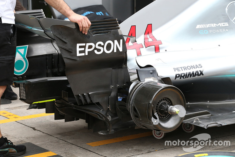 Mercedes-AMG F1 W09 rear detail
