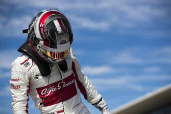 Charles Leclerc, Sauber, in griglia di partenza
