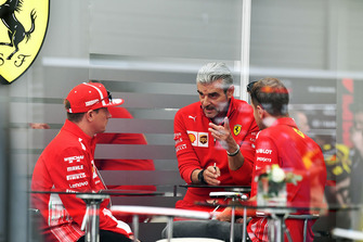 Maurizio Arrivabene, Ferrari Team Principal with Kimi Raikkonen, Ferrari and Sebastian Vettel, Ferrari