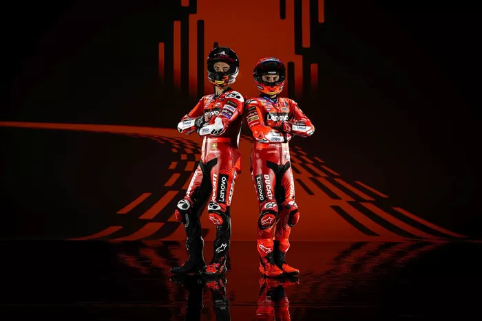 Francesco Bagnaia, Equipo Ducati, Marc Márquez, Equipo Ducati