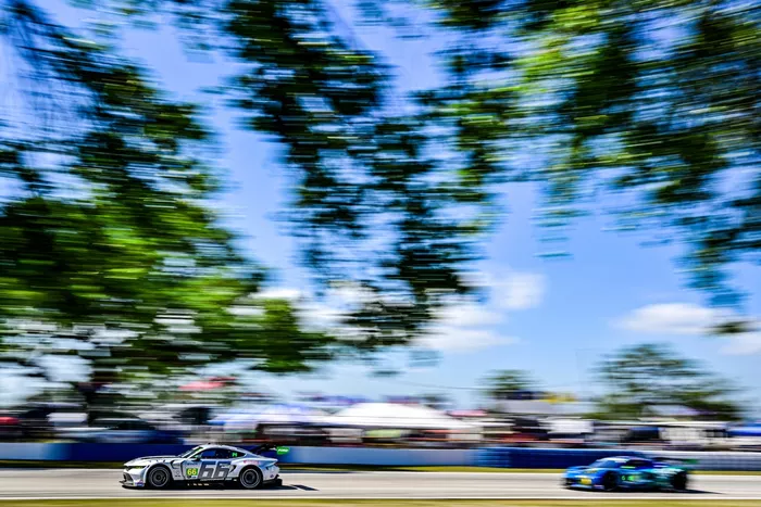 #66 Gradient Racing Ford Mustang GT3: Joey Hand, Till Bechtolsheimer, Tatiana Calderon