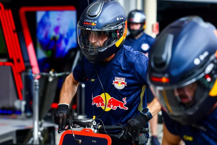 Red Bull Racing team member