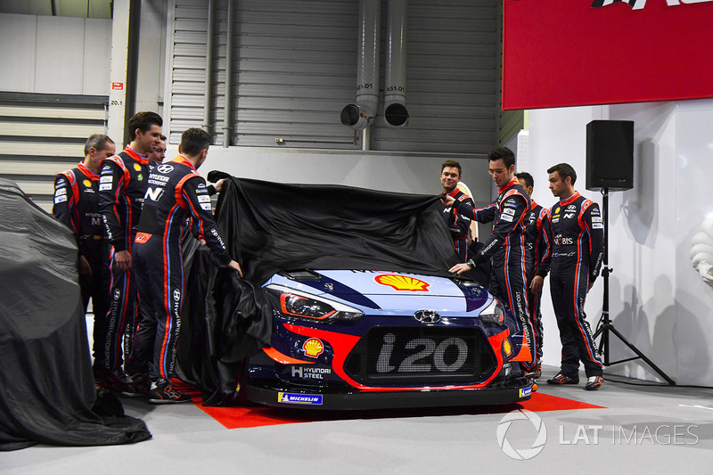 La Hyundai i20 WRC 2018 se dévoile