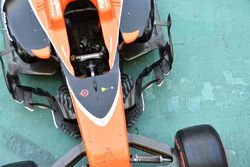 Vue détaillée de la McLaren MCL32