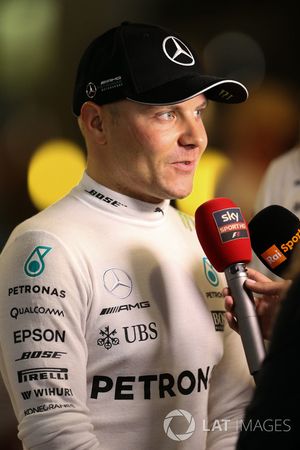 Valtteri Bottas, Mercedes AMG F1 with the media