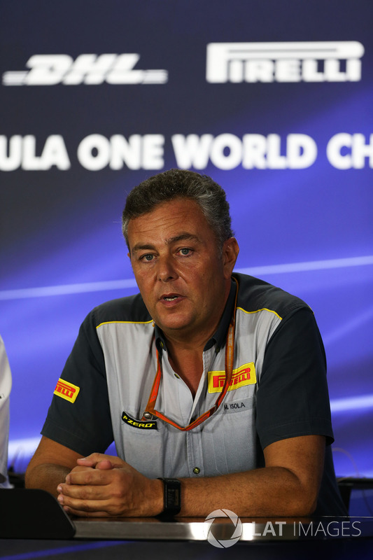 Mario Isola, Pirelli Sporting Director in the Press Conference