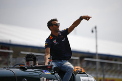 Daniel Ricciardo, Red Bull Racing, in the drivers parade