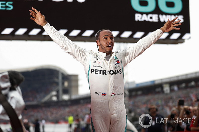 Vainqueur : Lewis Hamilton (Mercedes)