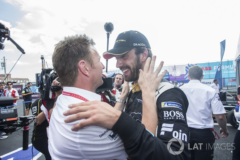 Jean-Eric Vergne, Techeetah, fête son titre de Champion