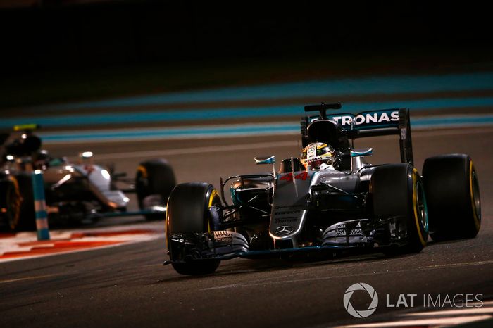 Lewis Hamilton, Mercedes F1 W07 Hybrid y Nico Rosberg, Mercedes F1 W07 Hybrid