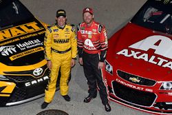 Matt Kenseth, Joe Gibbs Racing Toyota, Dale Earnhardt Jr., Hendrick Motorsports Chevrolet