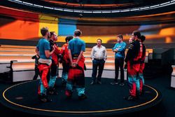Zak Brown, Executive Director, McLaren Technology Group with McLaren World's Fastest Gamer participants