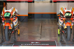 Le Kalex 2017 del Forward Racing Team per Stefano Manzi e Eric Granado