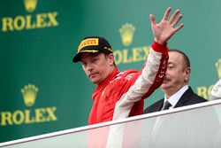 Podium : le deuxième, Kimi Raikkonen, Ferrari