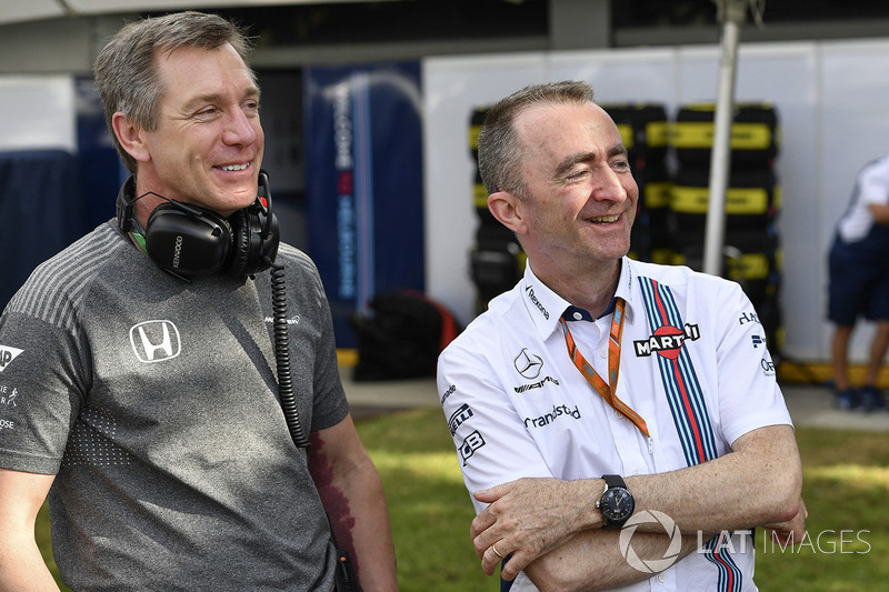 Tim Goss, McLaren Technical Director, Paddy Lowe, Williams Shareholder and Technical Director