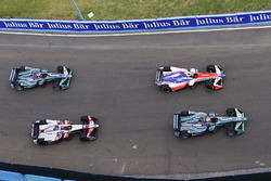 Nelson Piquet Jr., Jaguar Racing, Felix Rosenqvist, Mahindra Racing, Edoardo Mortara, Venturi Formula E Team, Mitch Evans, Jaguar Racing