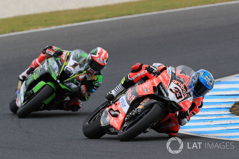 Marco Melandri, Aruba.it Racing-Ducati SBK Team dan Jonathan Rea, Kawasaki Racing Team