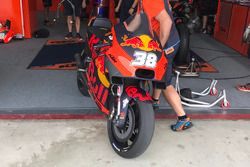 Bike of Bradley Smith, Red Bull KTM Factory Racing with new fairing