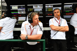 Zak Brown, McLaren Racing CEO and Gil De Ferran, McLaren Sporting Director