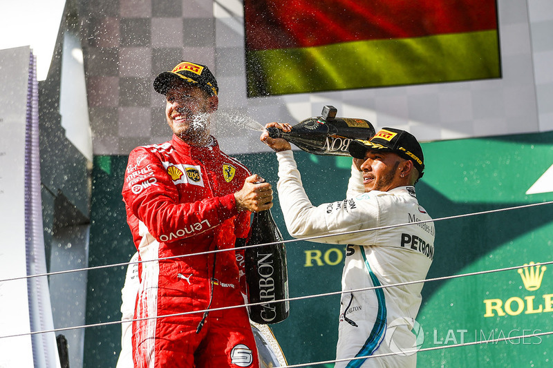 Себастьян Феттель, Ferrari, Льюіс Хемілтон, Mercedes-AMG F1