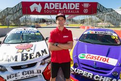Will Davison with Dick Johnson Racing Falcon and Ellery Motorsport Falcon in Adelaide