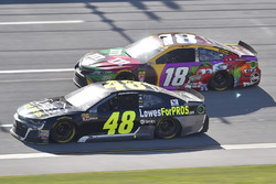Jimmie Johnson, Hendrick Motorsports, Chevrolet Camaro Lowe's for Pros, Kyle Busch, Joe Gibbs Racing, Toyota Camry M&M's Flavor Vote