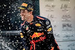 Race winner Daniel Ricciardo, Red Bull Racing