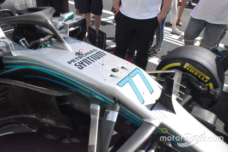 Mercedes-AMG F1 W09, dettaglio anteriore